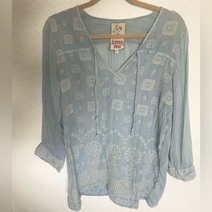 Johnny Was Embroidered Blouse